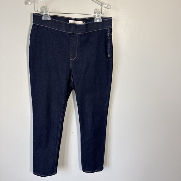Soft Surroundings Denim - Soft Surroundings Jeans M Petite Blue Dark Wash Pull-On Straight Leg New
